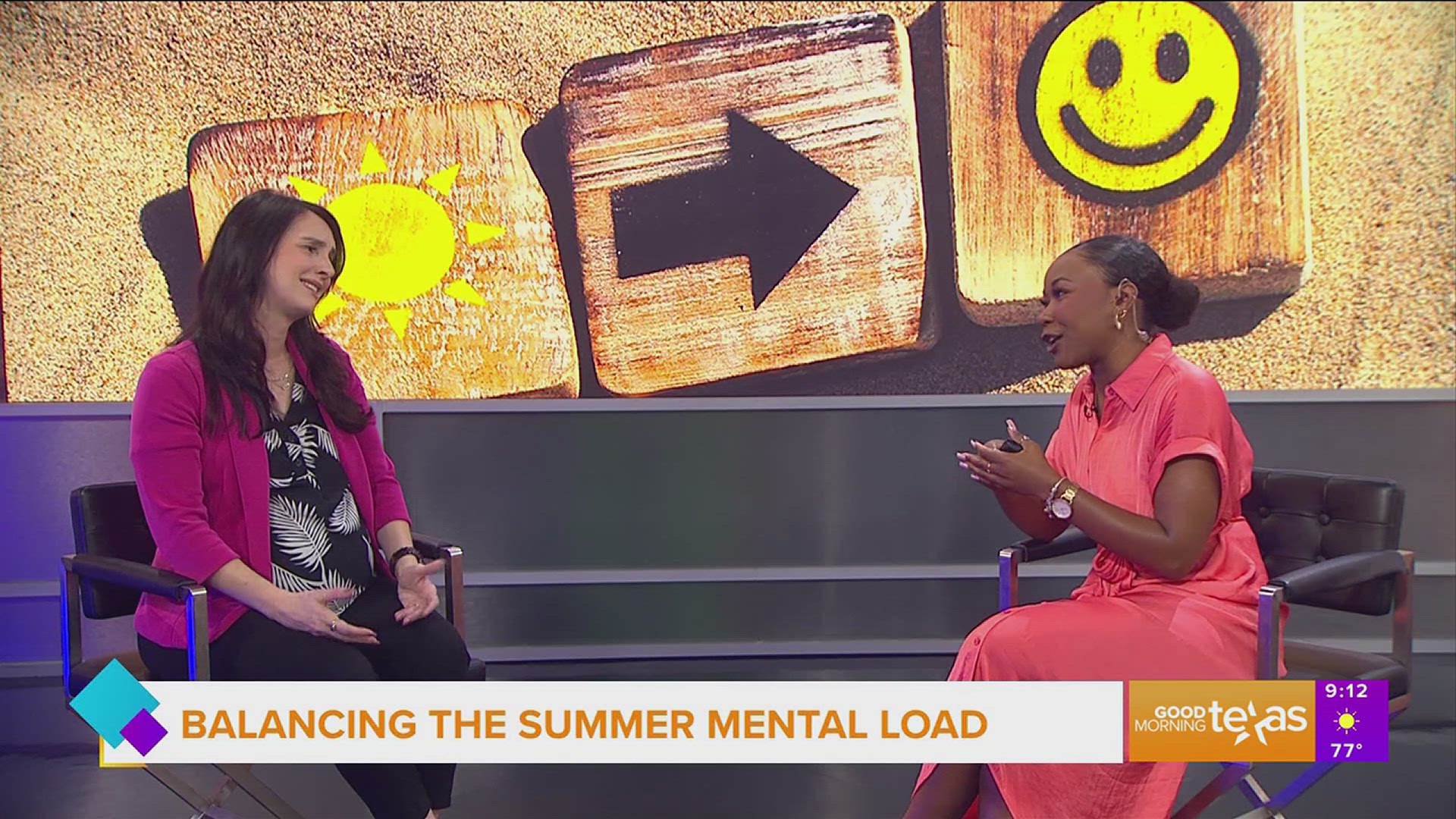 Kathryn Thalken with Thrive & Shine Co. breaks down how to take a mental load off this Summer. Go to thriveshineco.com for more information.