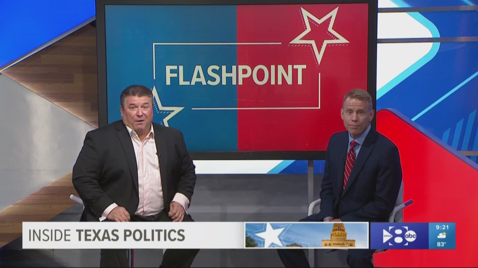Four Texas Republican congressmen are retiring. Does this situation present a danger for Democrats? That’s this week’s Flashpoint topic. From the right, Wade Emmert, former chairman of Dallas County's Republican Party. And from the left, Rich Hancock from VirtualNewsCenter.com.