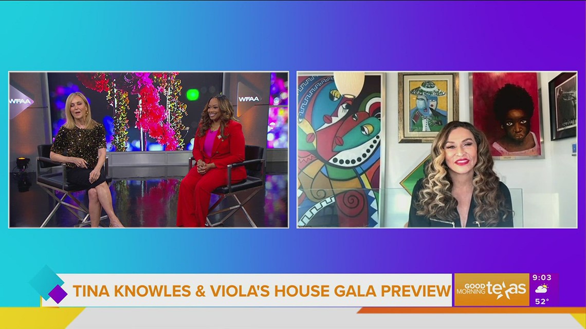 Tina Knowles & Viola's House Gala Preview