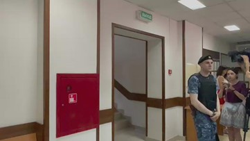 WNBA star Brittney Griner arrives in Russia court for hearing