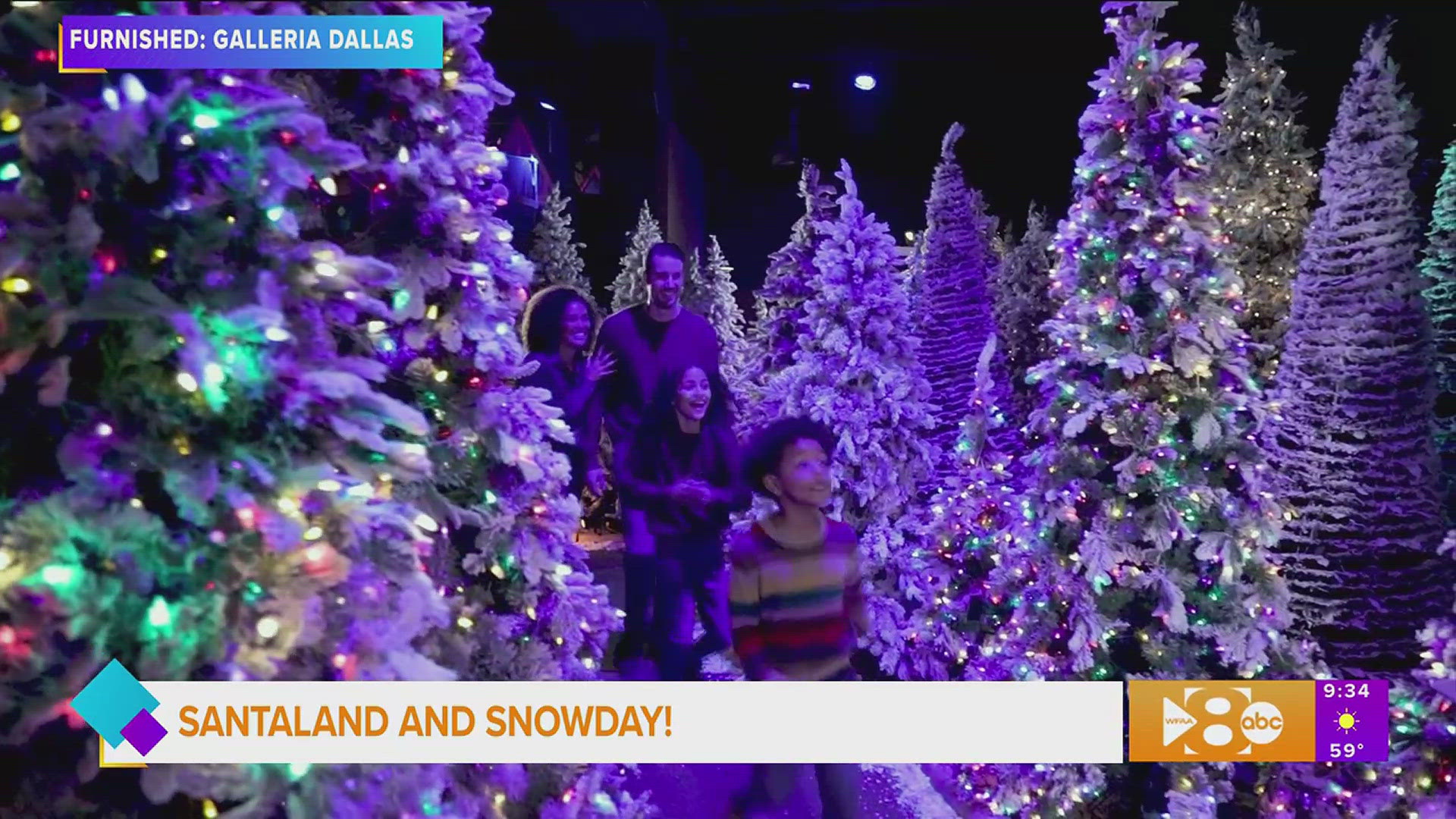 Paige discovers the magic inside of Santaland and Snowday at Galleria Dallas. Go to snowdaydallas.com for more information.