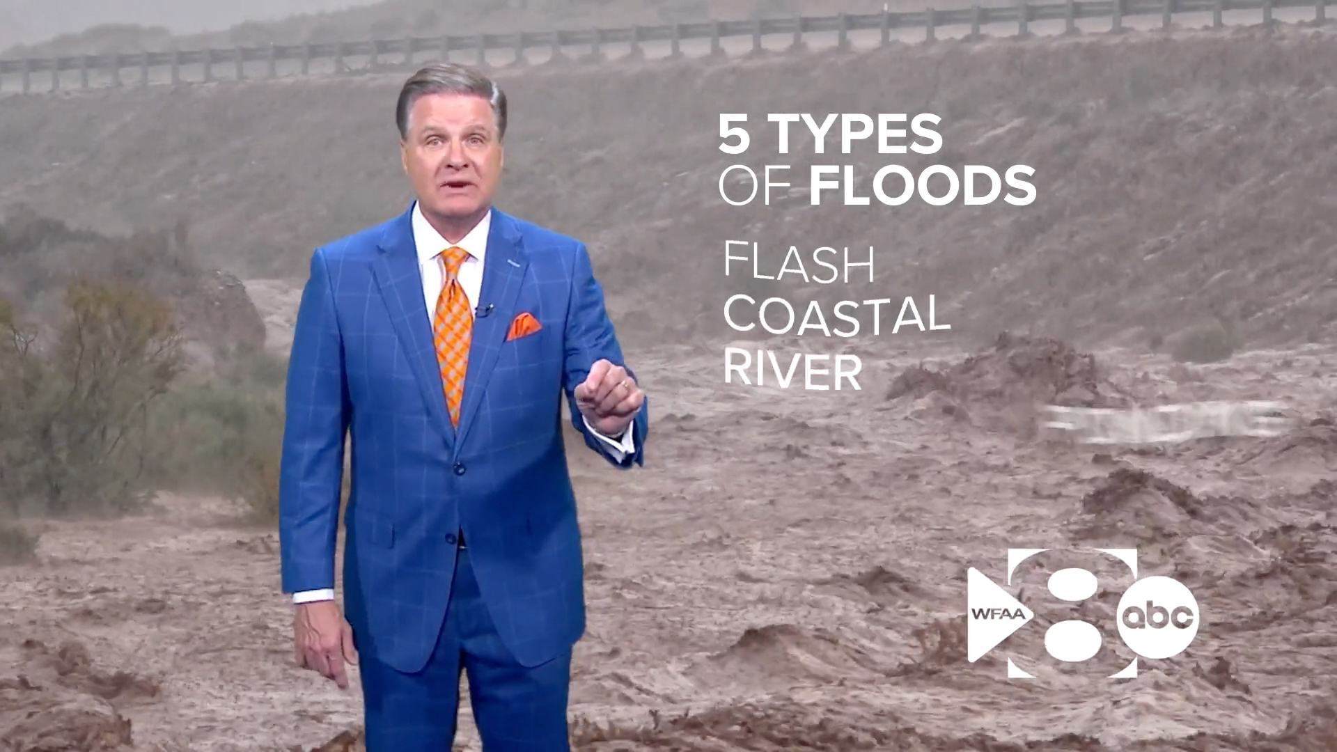 WFAA Chief Meteorologist Pete Delkus explains the different types of floods.