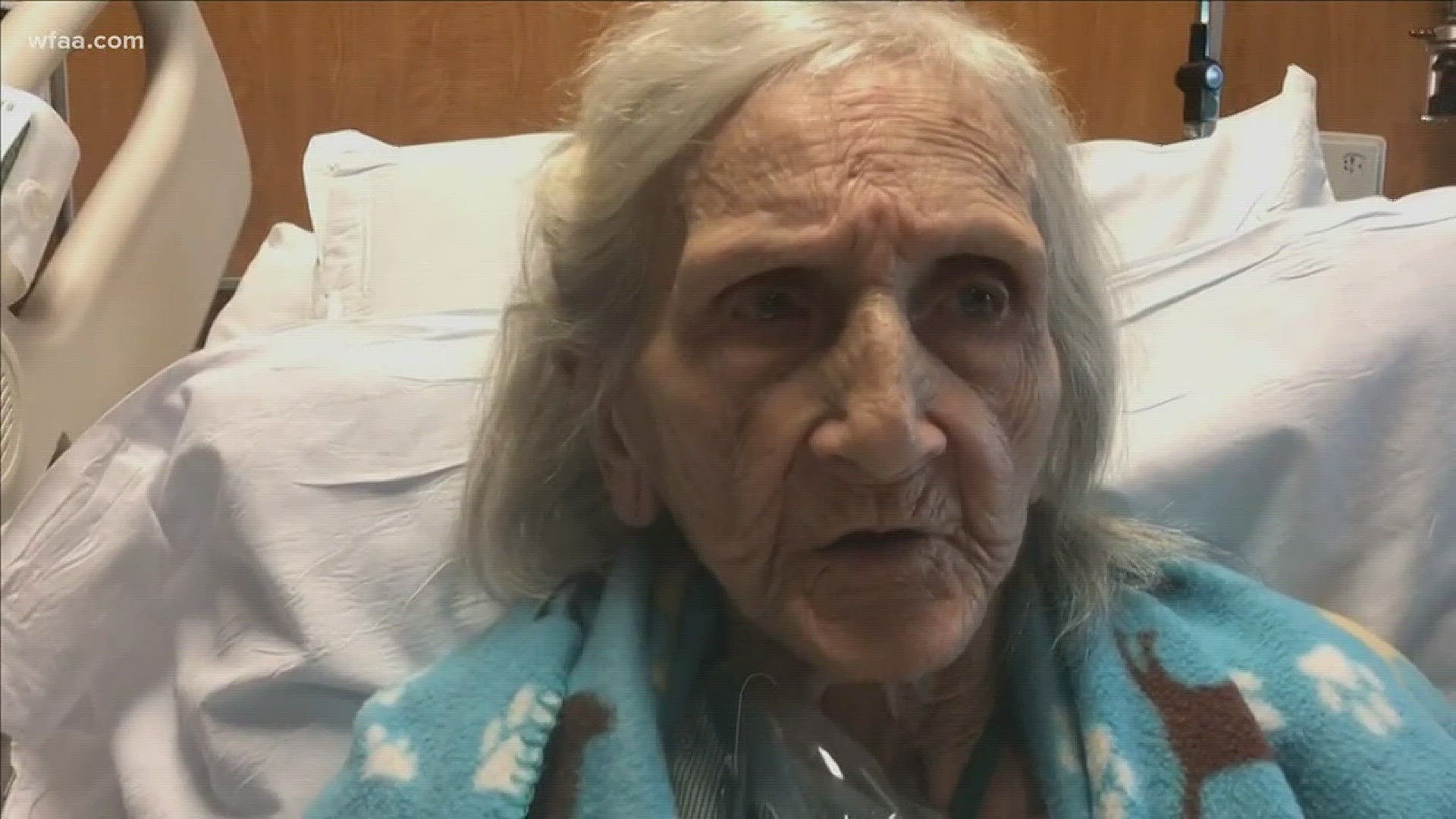 93-year-old thanks neighbors who saved her from fire