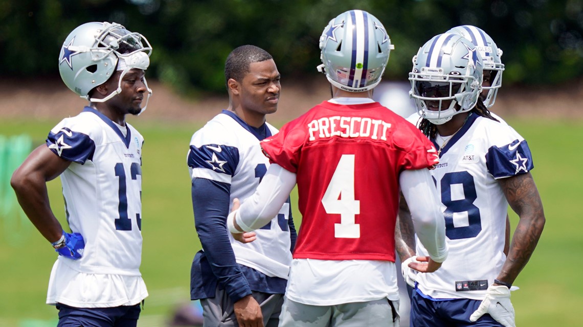 Dak Prescott, CeeDee Lamb buddying up as leaders at Cowboys OTAs