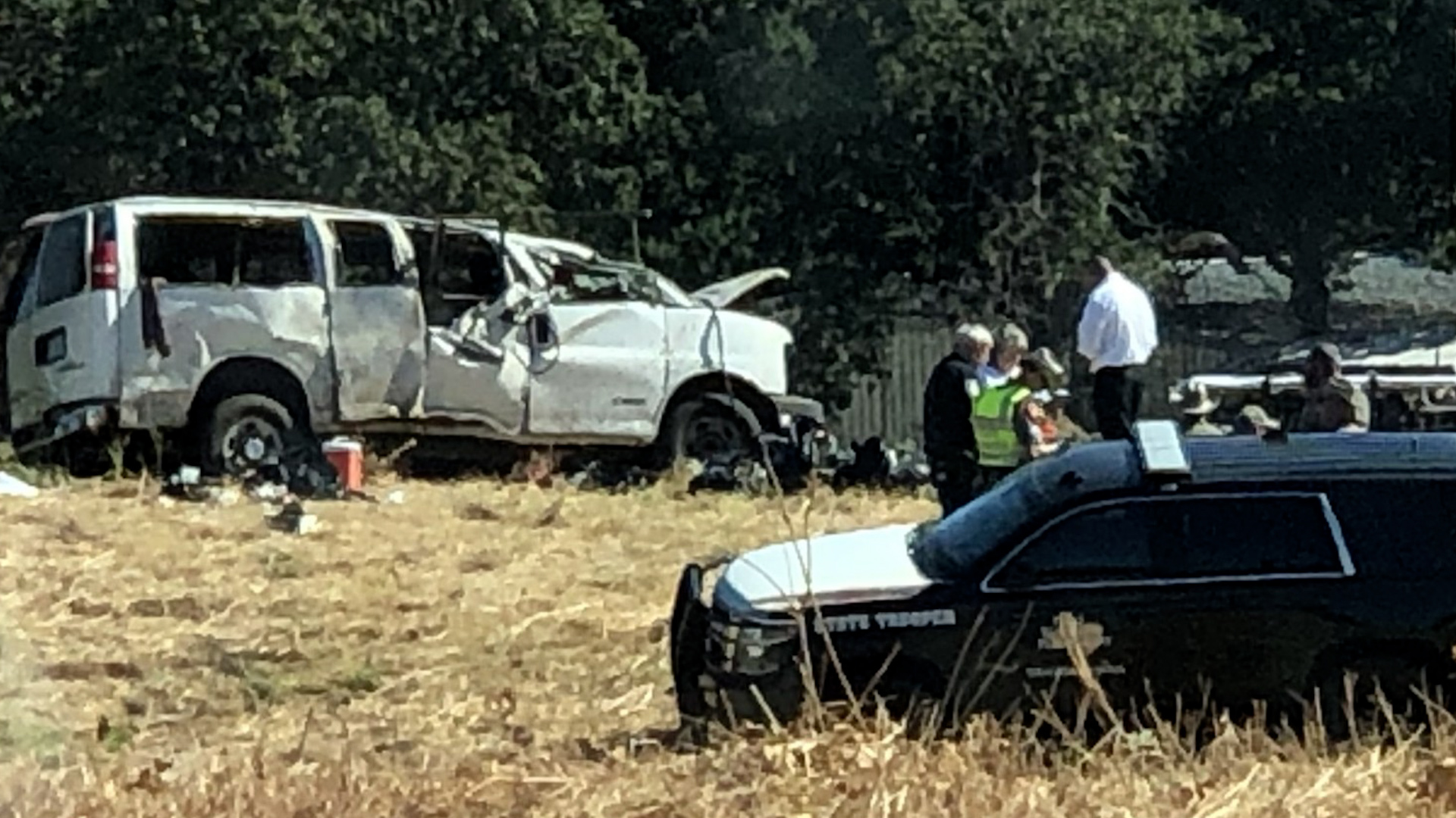 Texas DPS provided an update on the passenger van crash where three people died in Alvord, Texas.