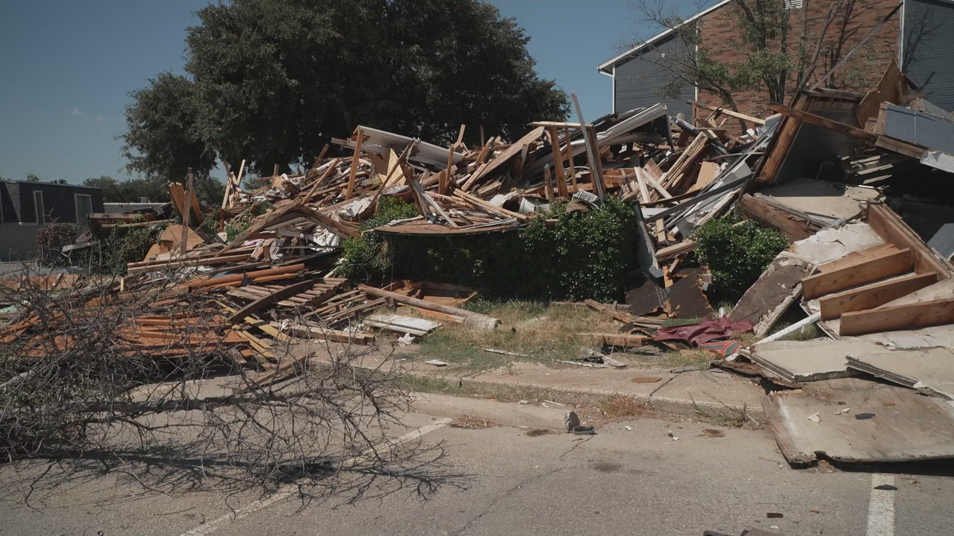 Residents at the Meadows at Ferguson apartments in Dallas say they've suffered through leaky roofs, flooding and mounting debris.