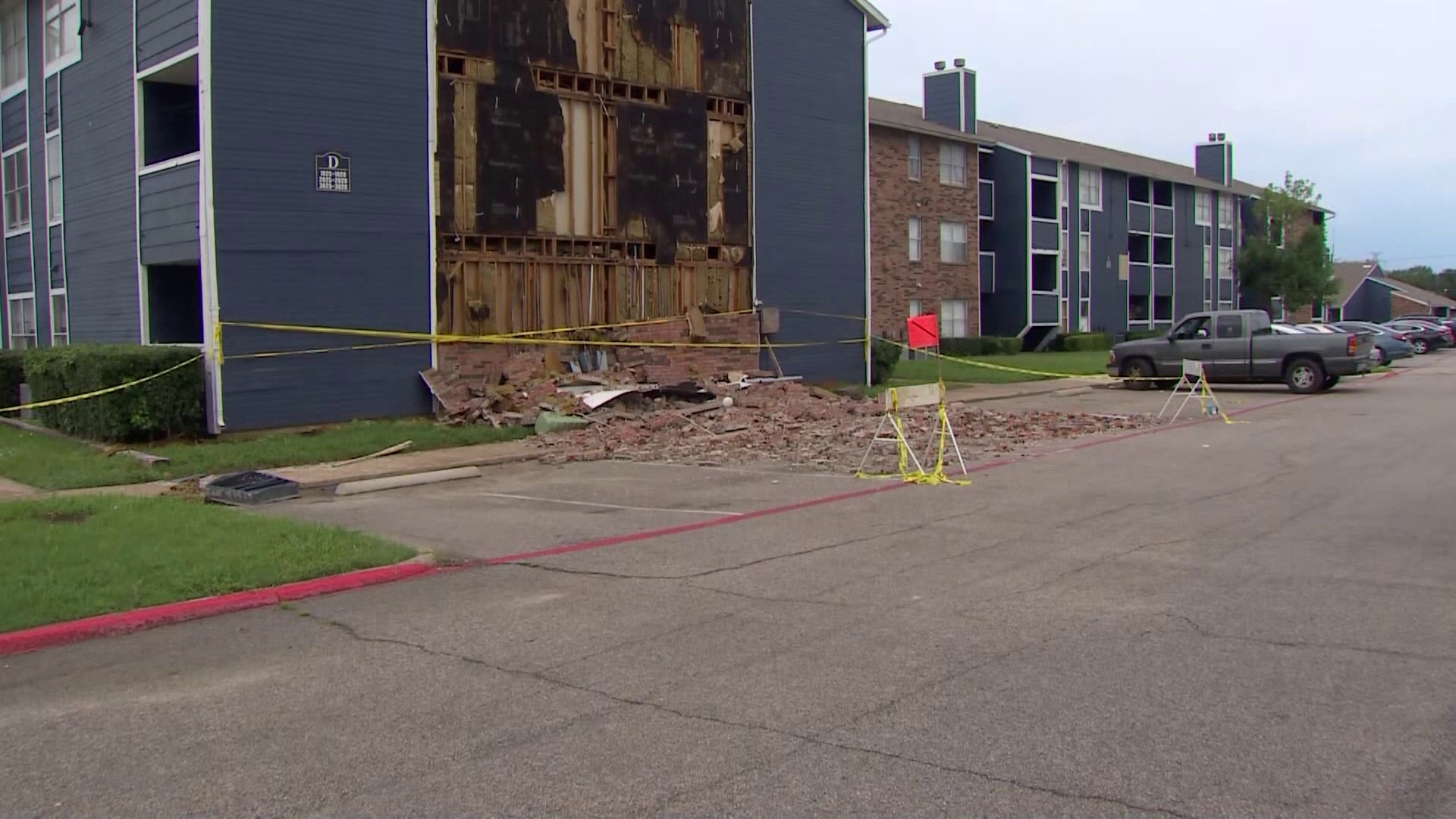 Residents at one apartment complex are protesting as rats have moved into some units and roofs have caved in.