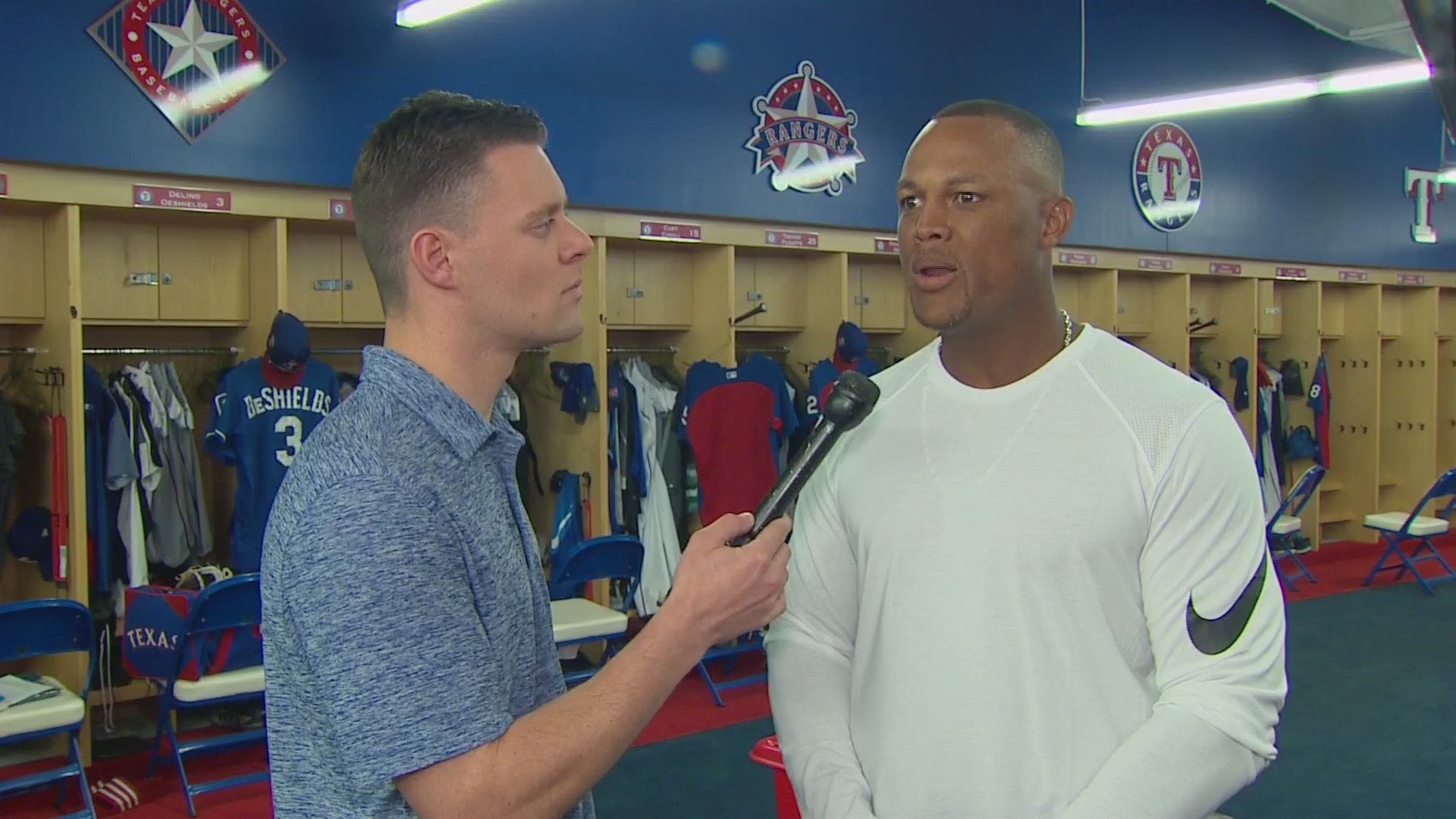 Adrian Beltre goes 1-on-1 with our Mike Leslie as Spring Training winds to a close