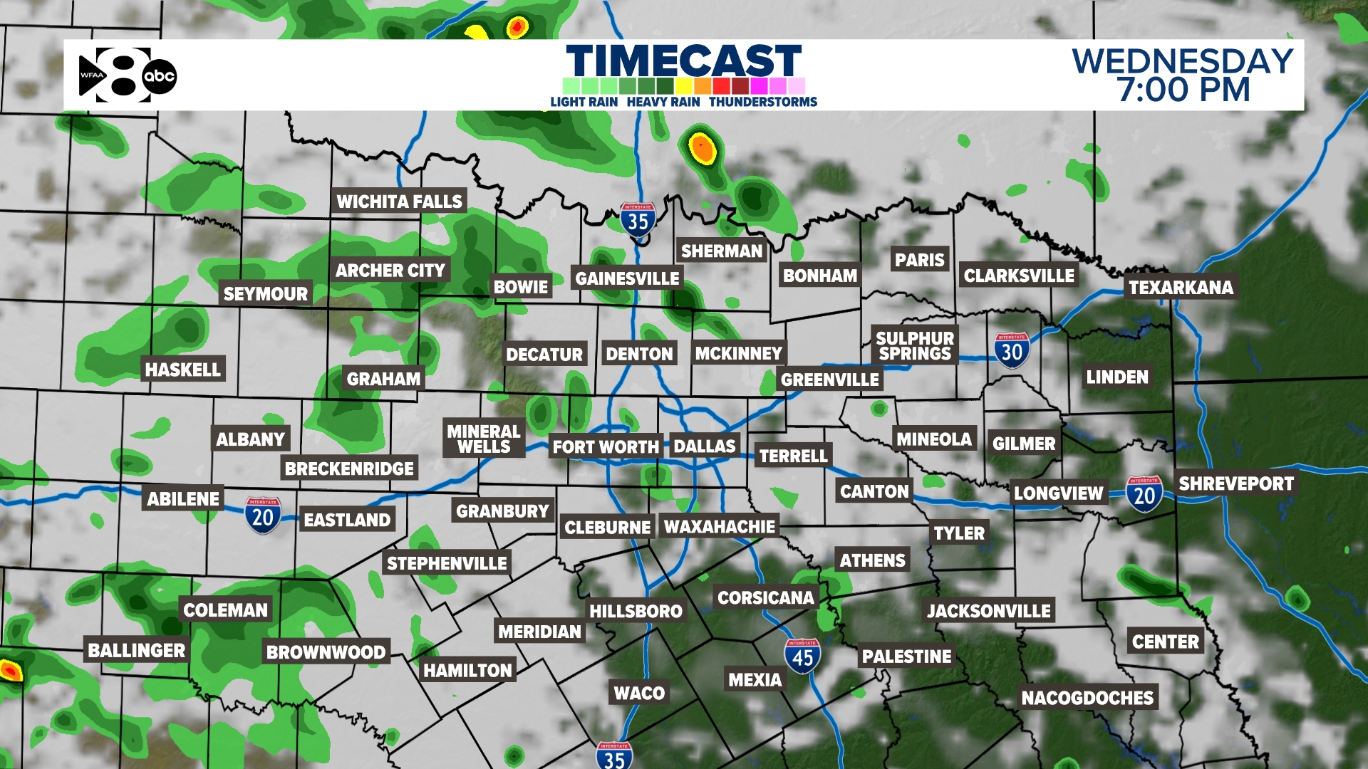 DFW Weather: Rain timeline for North Texas | wfaa.com