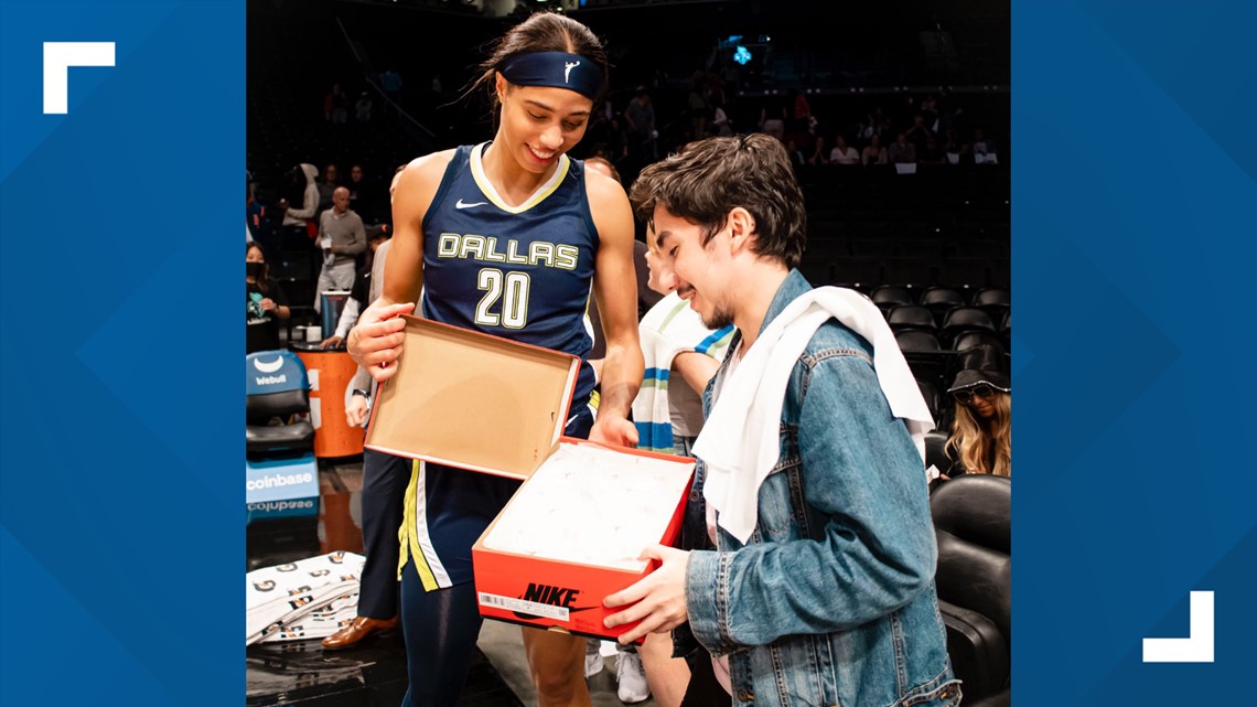 WNBA Dallas Wings player Isabelle Harrison wins community award
