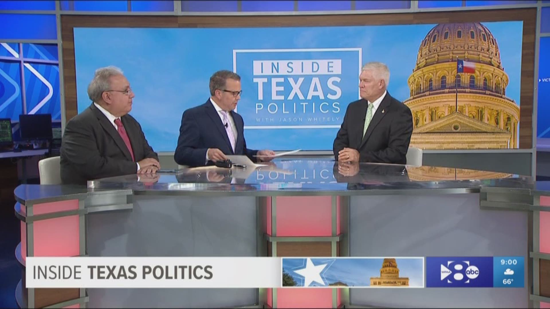 Inside Texas Politics began with the race for Texas Congressional District 32, the most competitive race in North Texas. In his re-election bid, incumbent U.S. Rep. Pete sessions is facing a tough challenge from Democrat Colin Allred. Both Rep. Sessions a