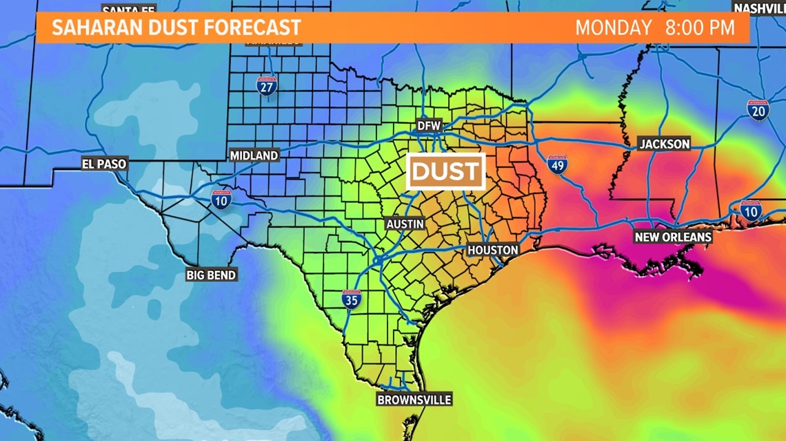 Why is it so dusty in North Texas? What is Saharan Dust?