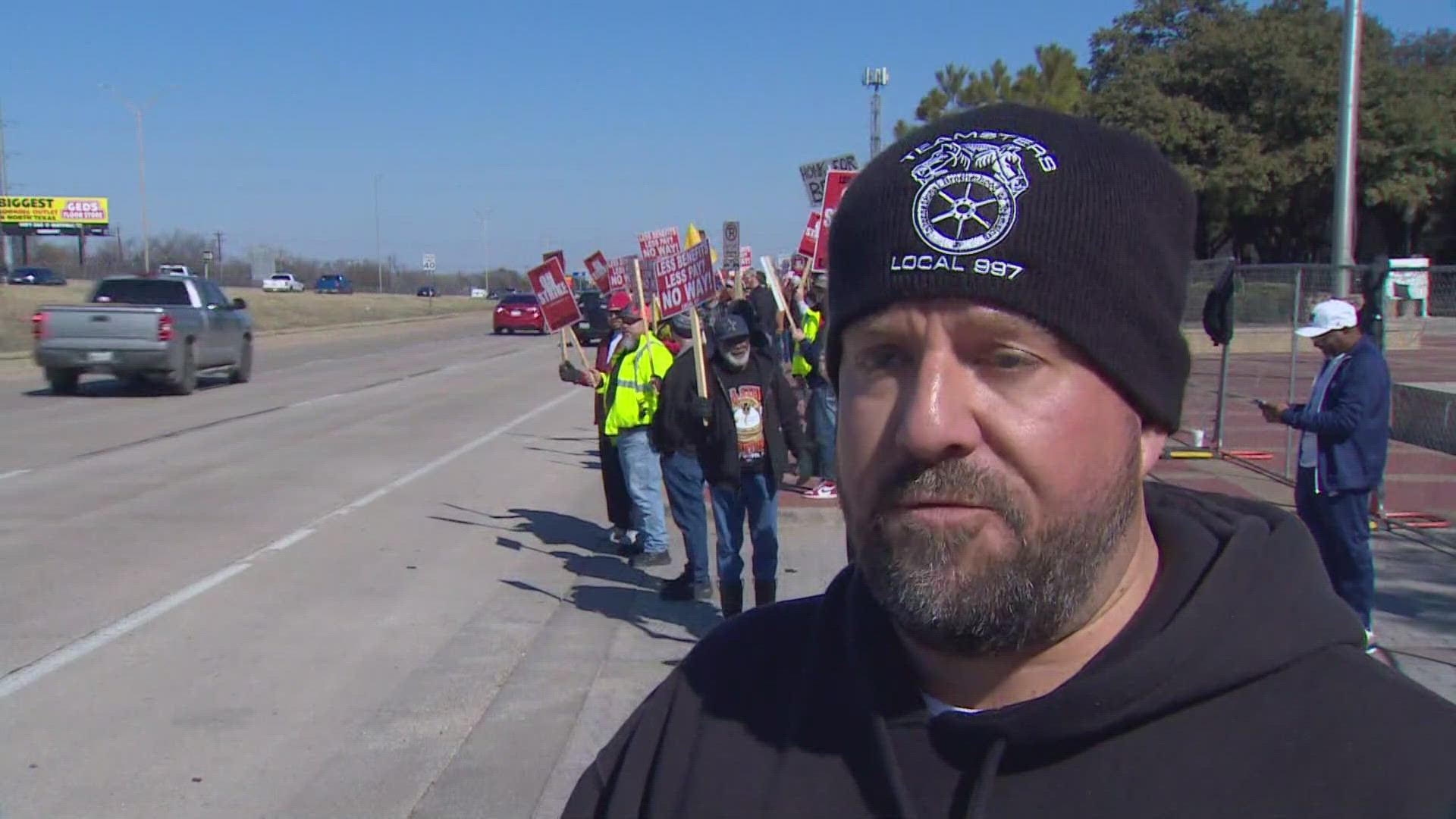 The union workers say they're demanding a better contract