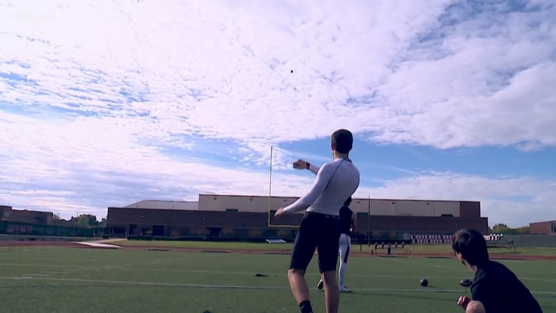 Jonah Javad has the story of a North Texas high schooler who's figured out the art of kicking.