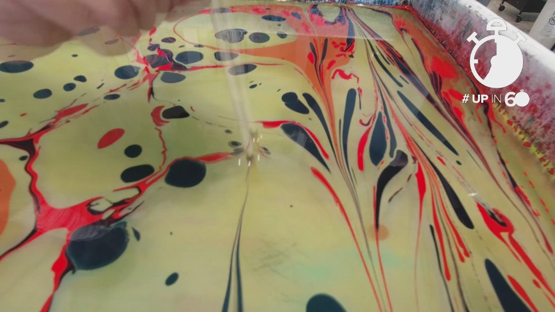 Dallas Silk Art: DIY marble art workshop - Vimarsana News