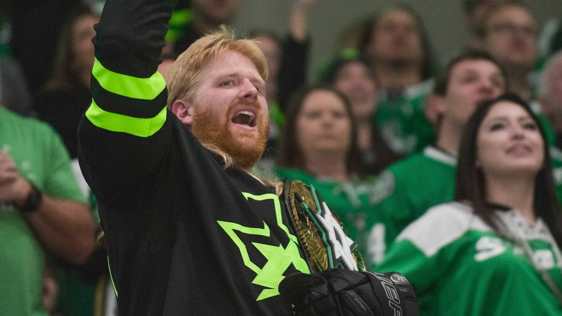 Dallas Stars players thank fans for early playoff support as they head