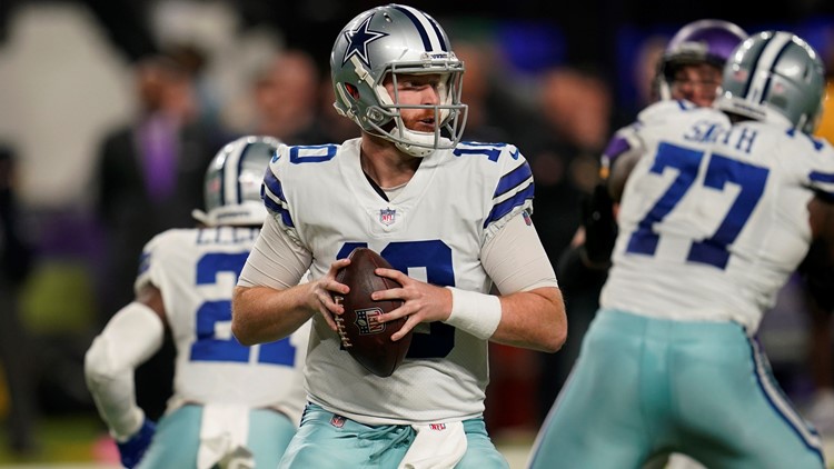 Cooper Rush has up-and-down first half as Cowboys trail