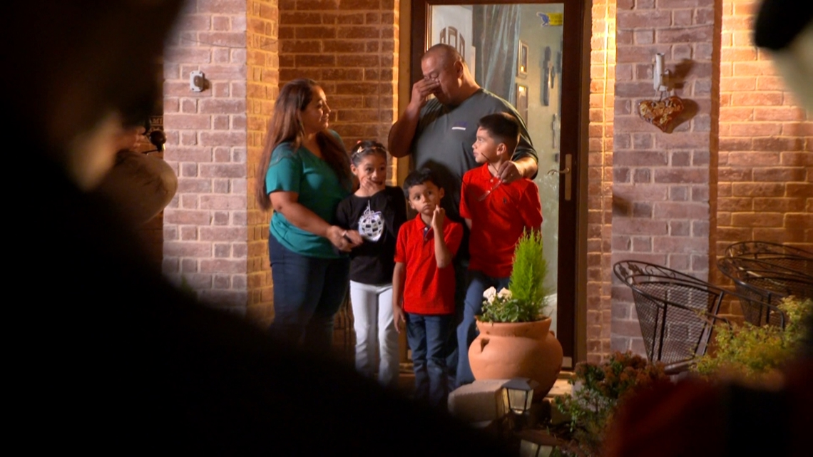 Fort Worth crowd stuns newly adoptive family with gift of a lifetime