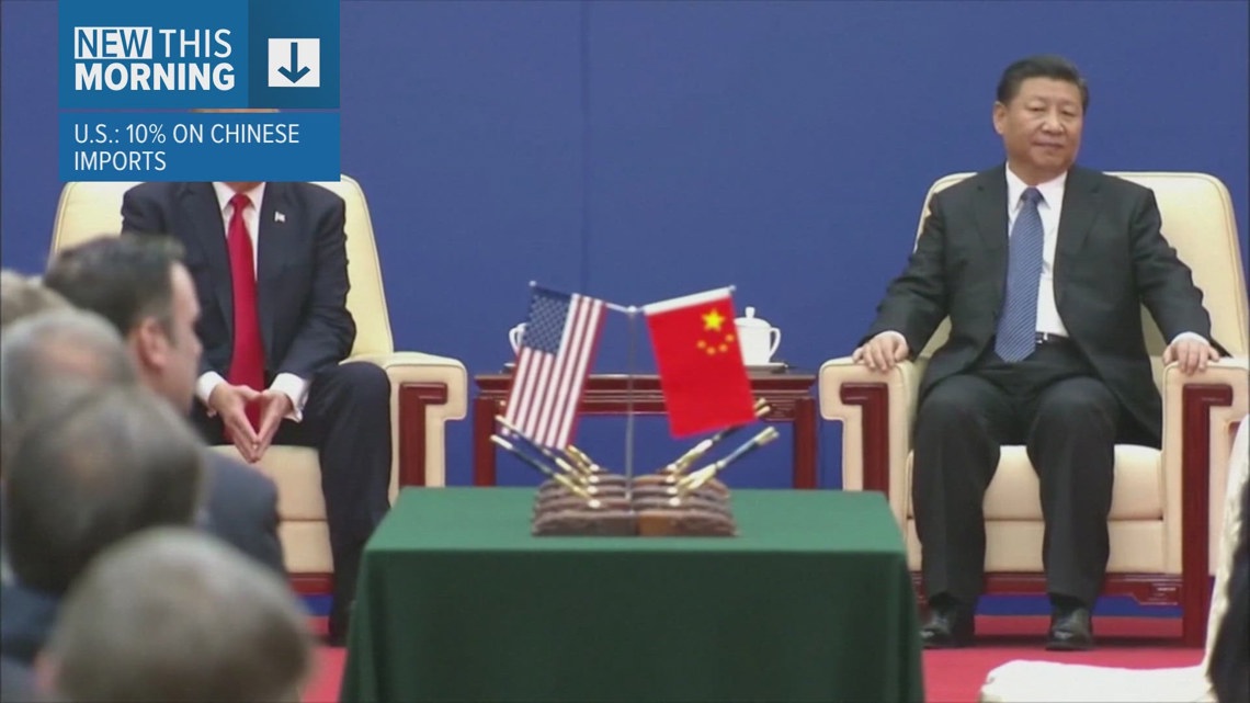 Trump's tariff on China take effect, Chinese officials retaliate | wfaa.com