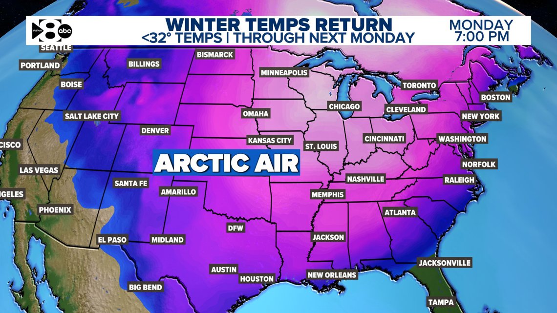 DFW Weather: When will the next arctic front arrive? Will North Texas get wintry precipitation?