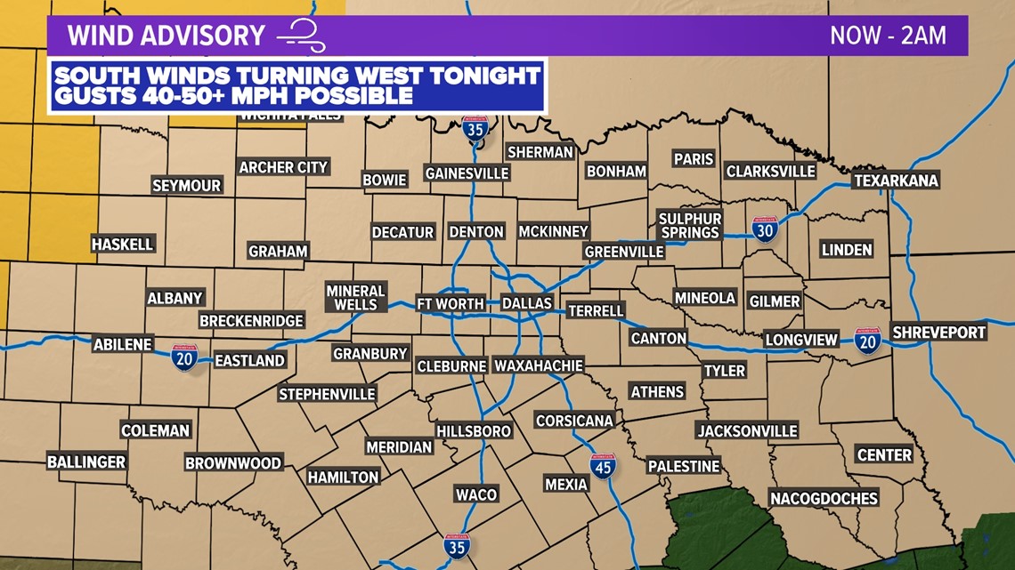 DallasFort Worth weather Cooler weather to end the week