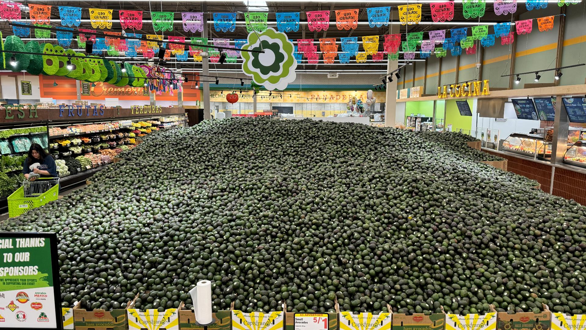 The store, located at 3035 N Buckner Blvd., was turned into an avocado wonderland!