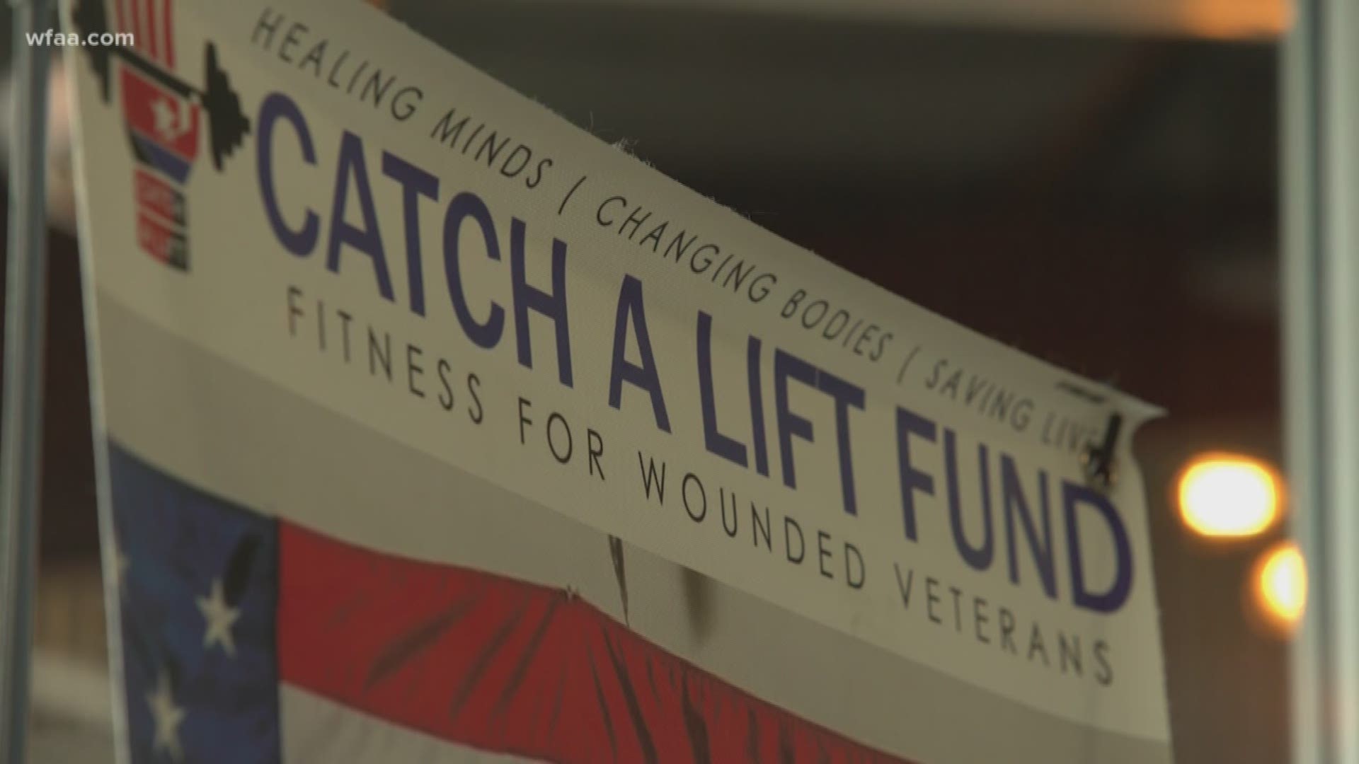 The idea of the Catch a Lift Fund is to provide gym memberships, trainers, and gym equipment to veterans battling physical injuries and PTSD.
