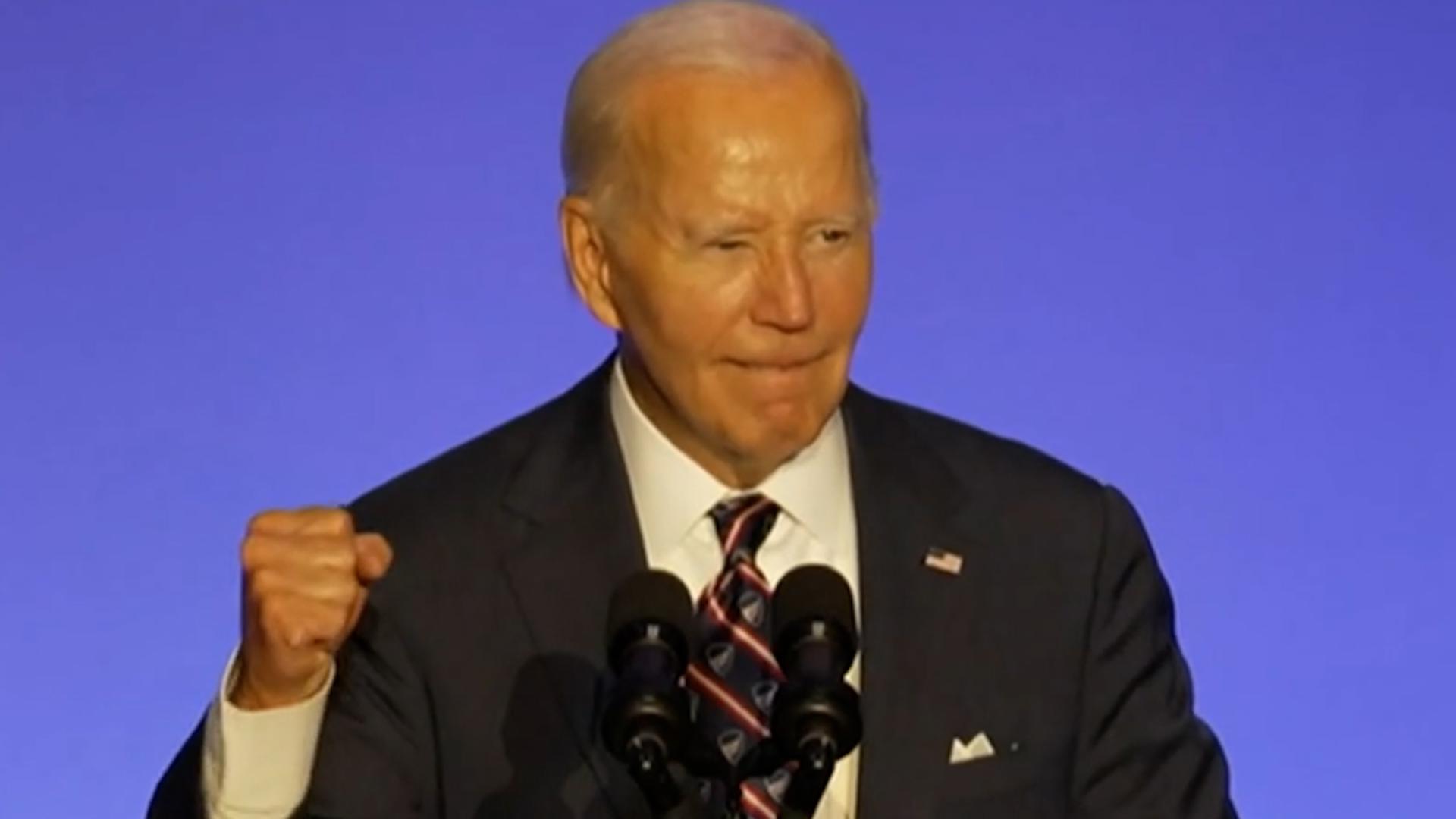 President Joe Biden spoke at the National HBCU Week Conference in Philadelphia, Pennsylvania.