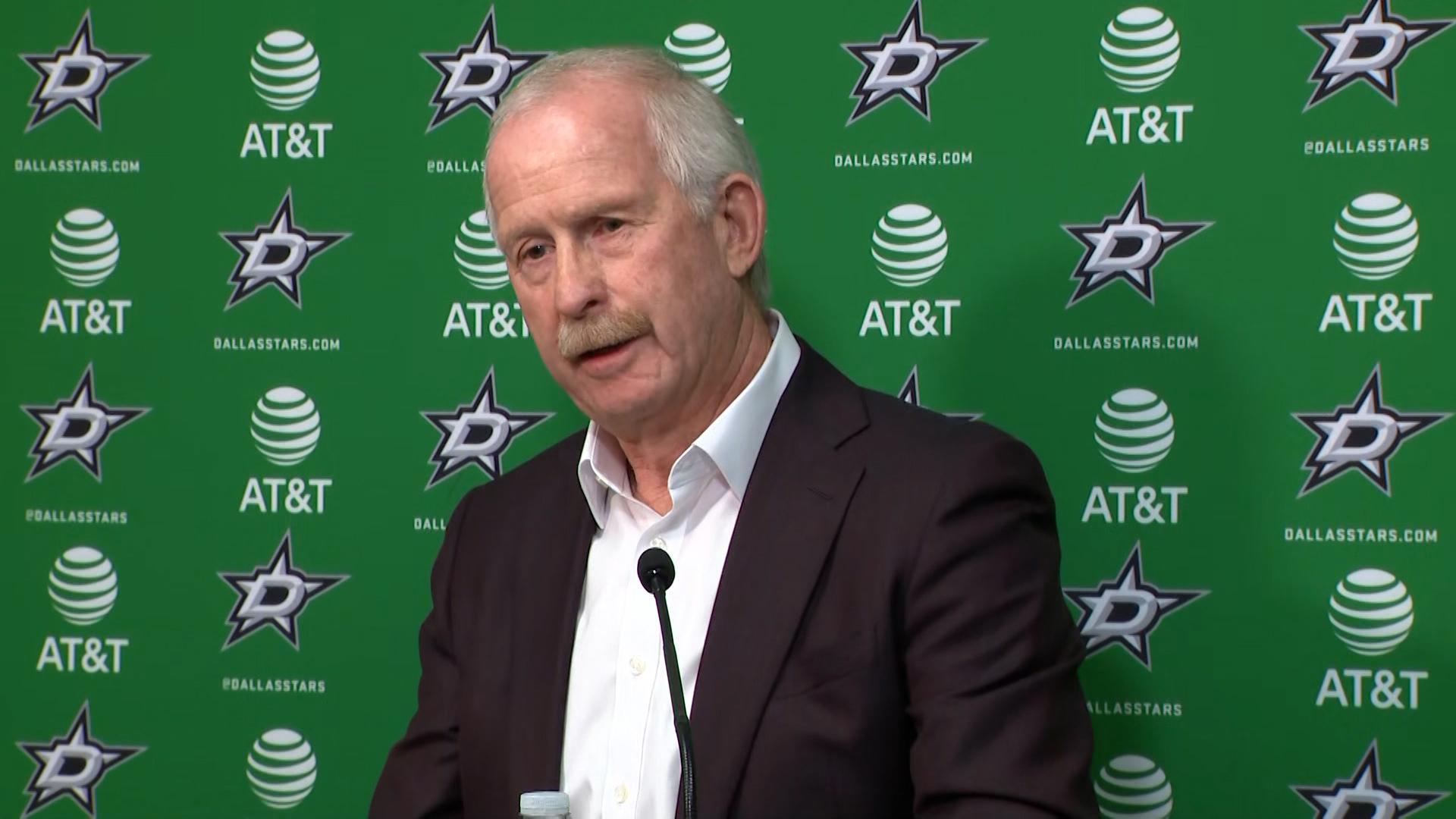 Dallas Stars General Manager Jim Nill spoke with the media after the team announced the firing of Pete DeBoer.