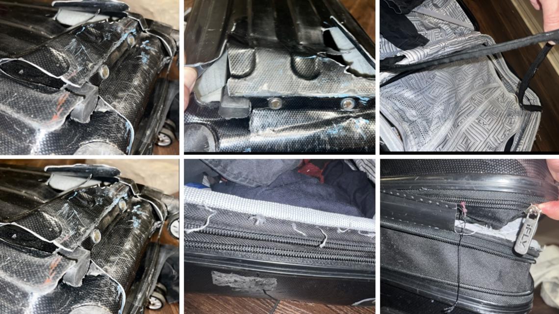 Compensation for damaged luggage on sale