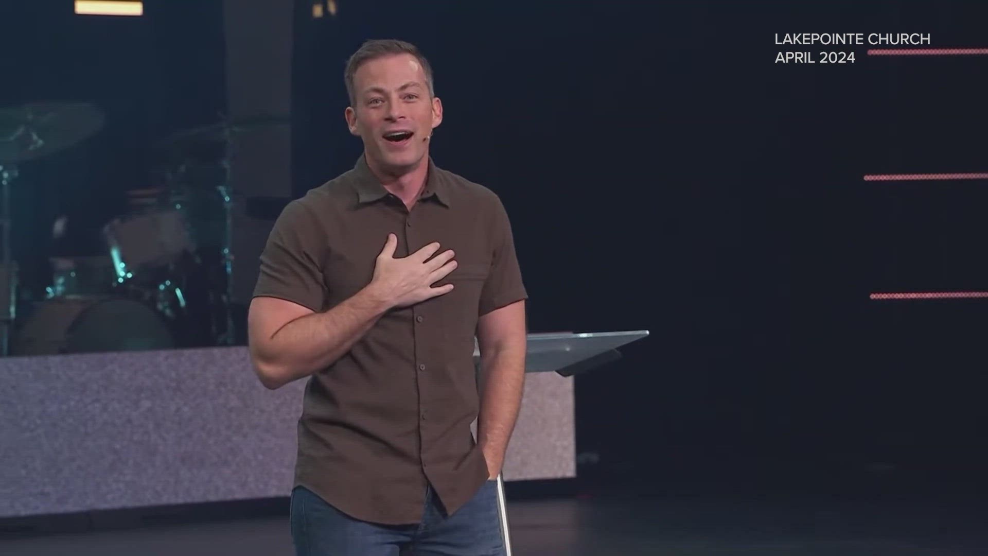 The senior pastor of LakePointe Church in Rockwall faced criticism following a anecdote about how wives should behave toward their husbands on their wedding night.