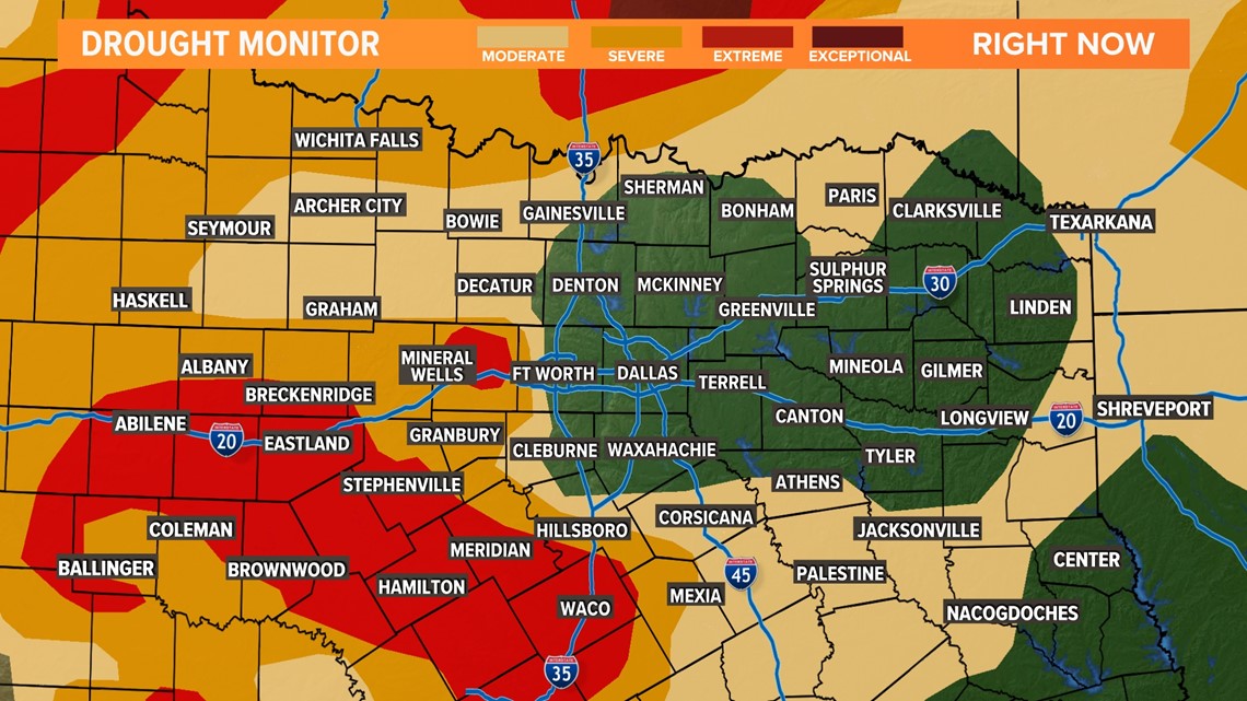 DFW weather Thanksgiving forecast, timing with rain expected