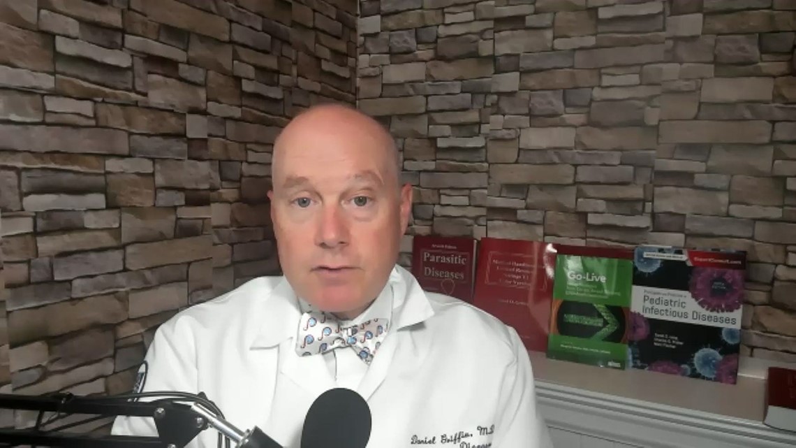 Dr. Daniel Griffin says doctors are learning about new COVID-19