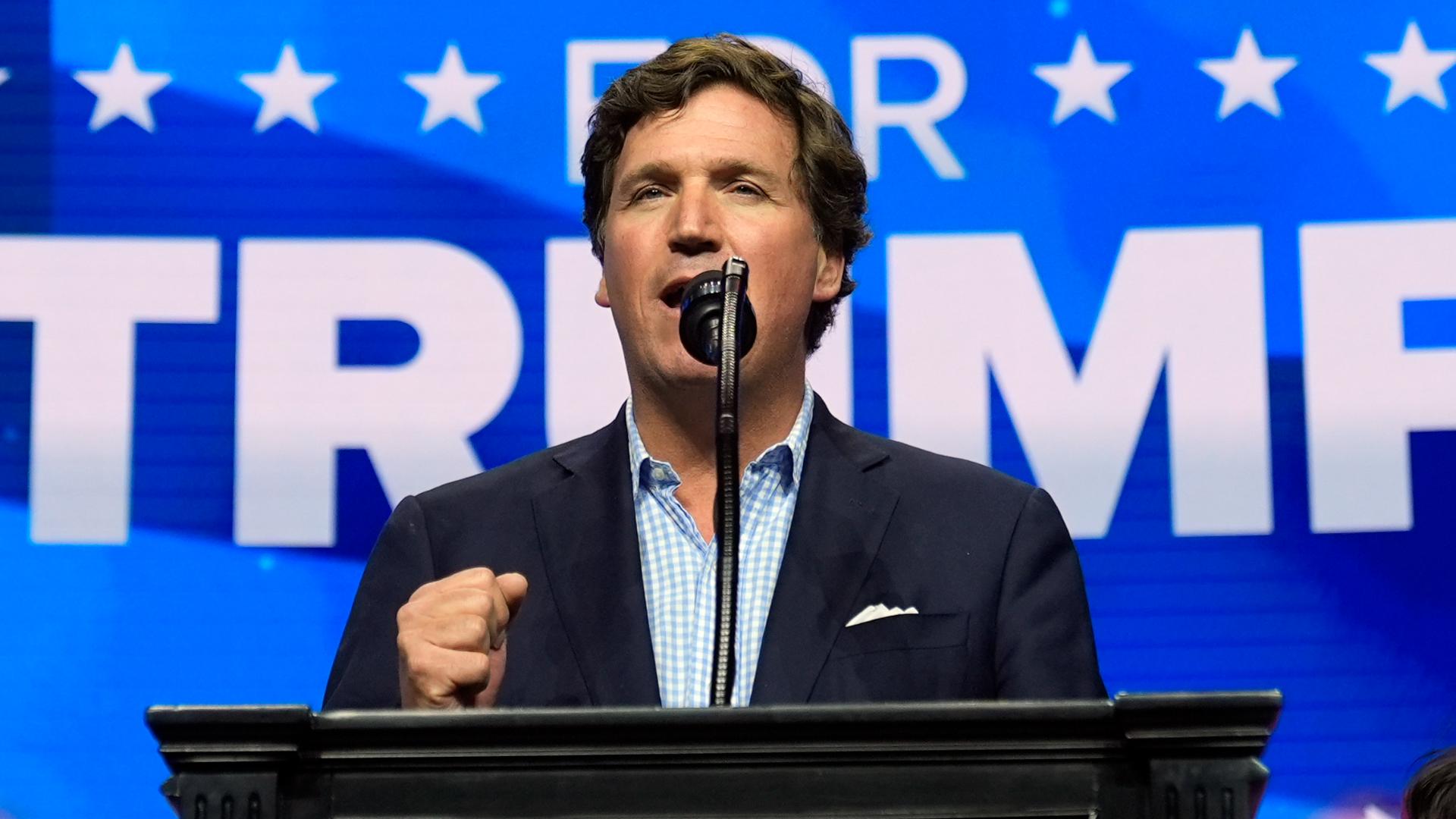 Watch Tucker Carlson's full speech at a Donald Trump presidential campaign rally in Duluth, Georgia, on October 23, 2024.