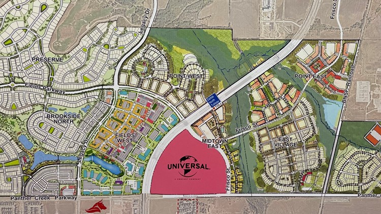 Universal Studios park in Frisco: How will traffic flow in and out of the proposed new family attraction?
