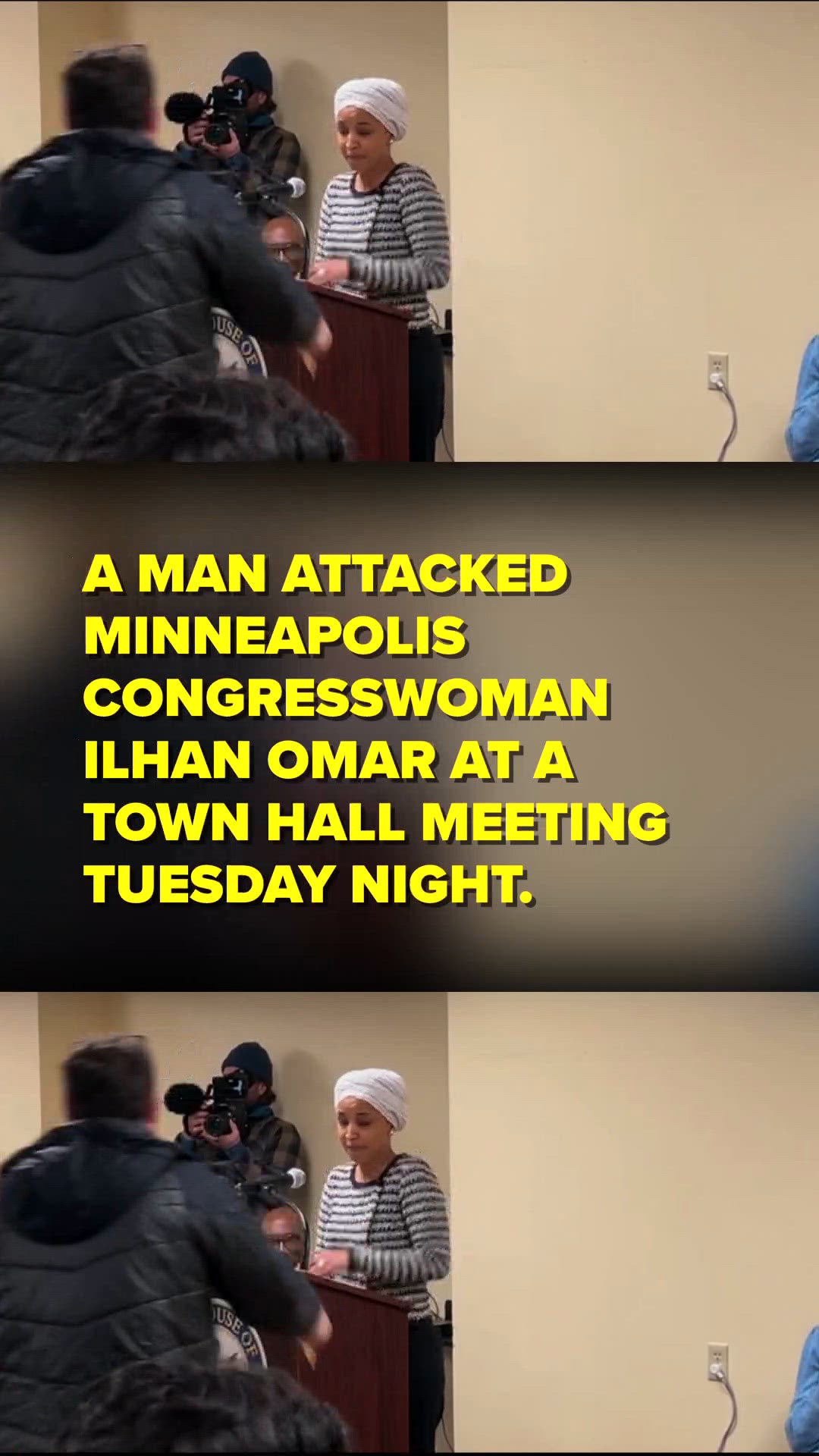 Rep Ilhan Omar sprayed at town hall | wfaa.com