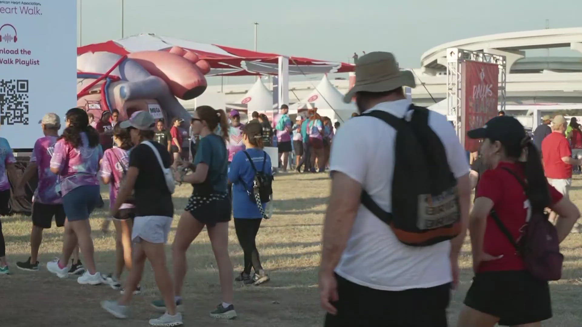 The American Heart Association's annual Heart Walk begins at 9 a.m. Saturday in Dallas.