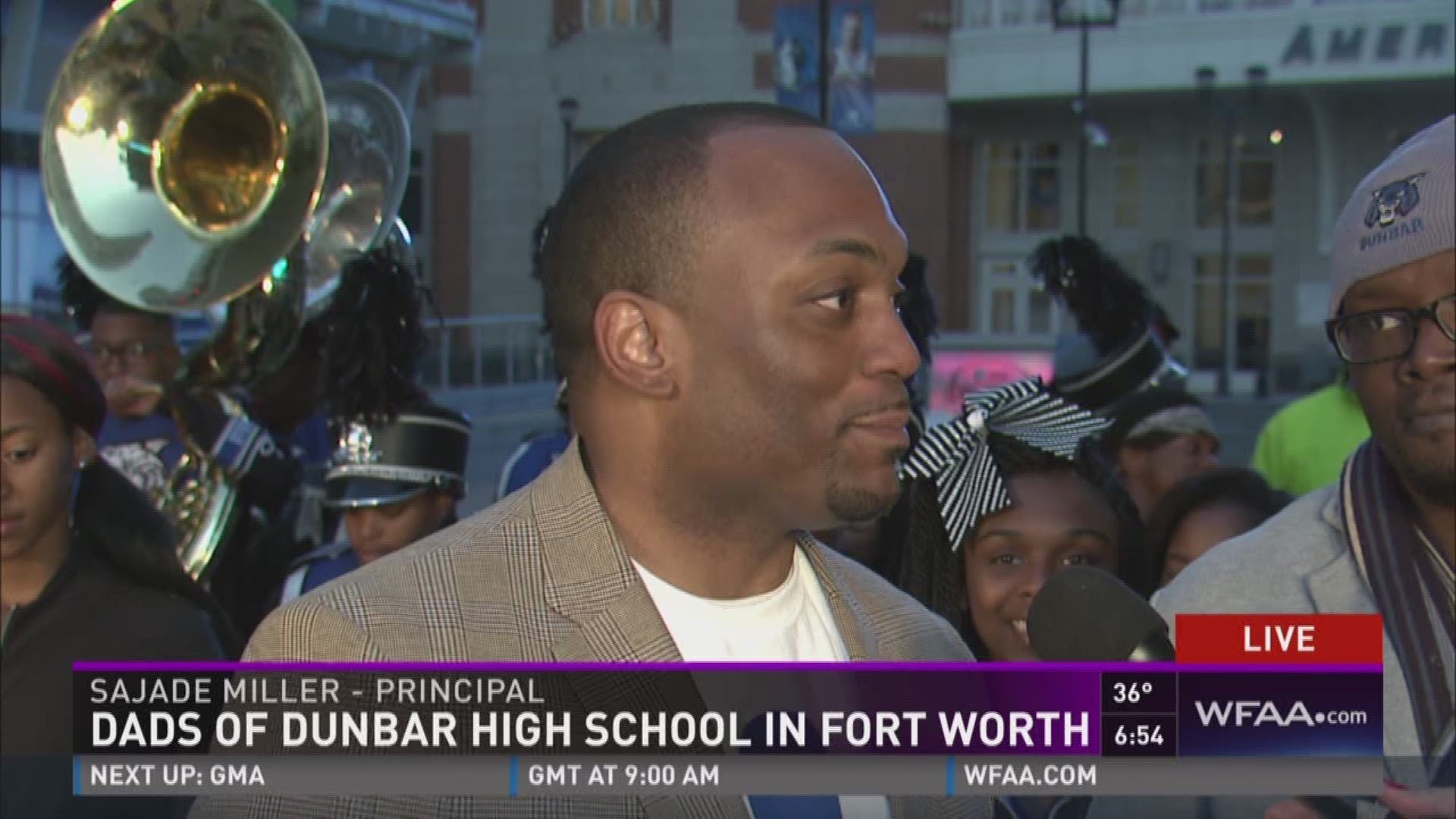 Dads of Dunbar High School in Fort Worth | wfaa.com