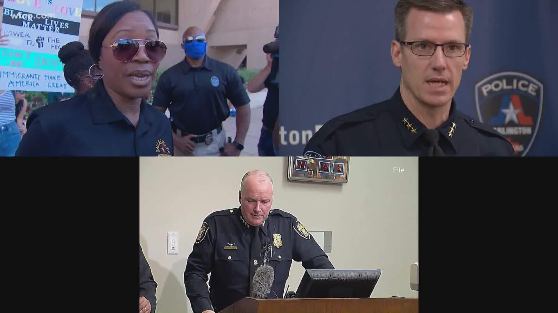 Dallas joins Arlington and Fort Worth in a search for a new chief and it isn't an easy process.