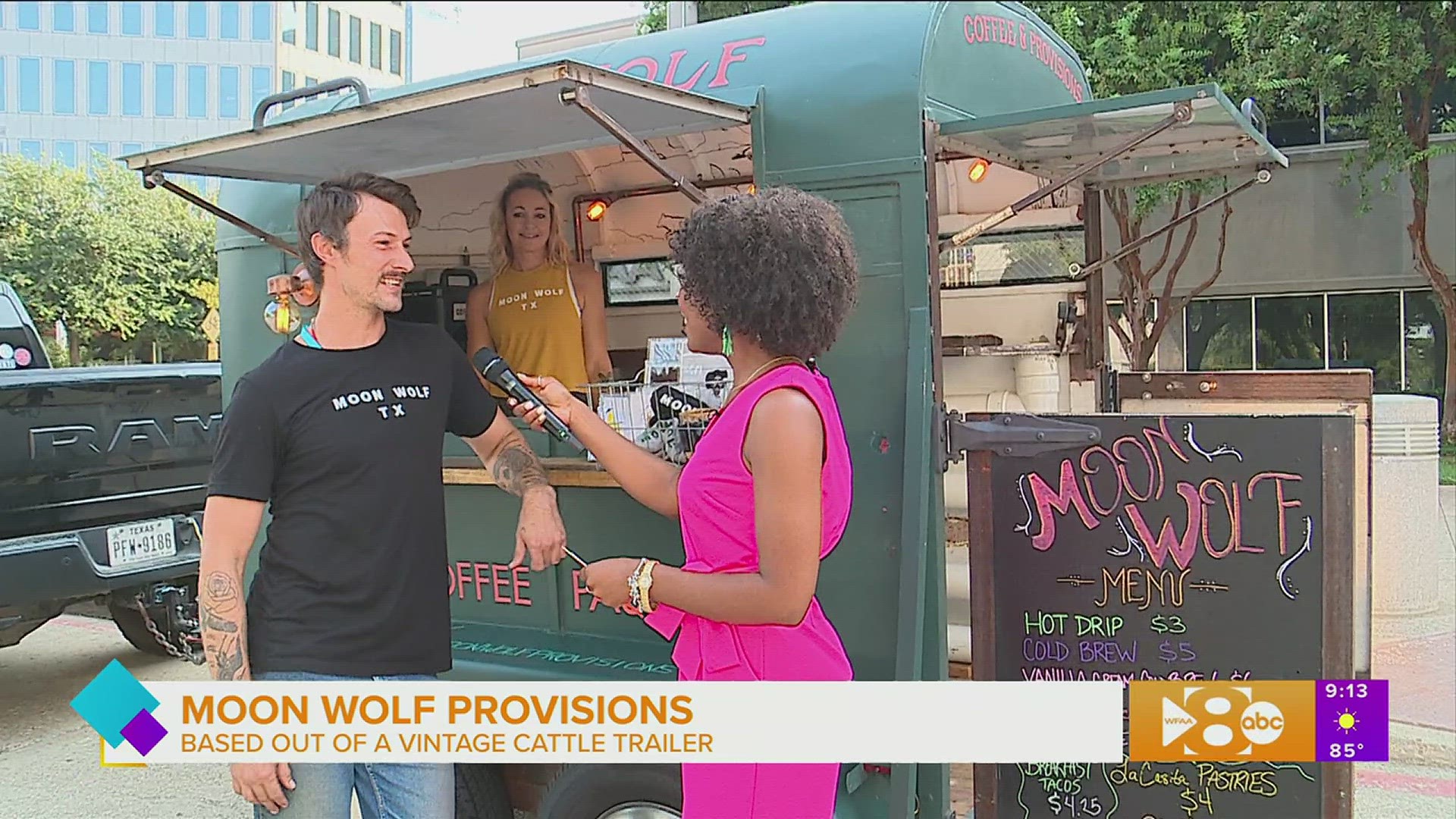 From an old goat trailer to a coffee truck, get ready to take a sip on the wild side with Moon Wolf Provisions. Erin gets a taste of what they're about.