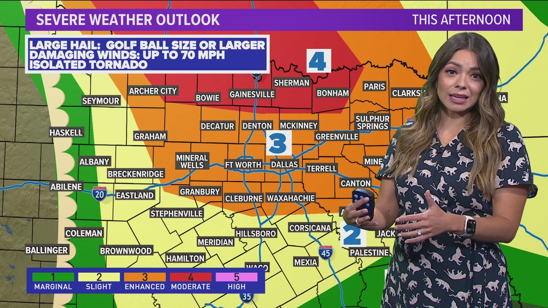 Dfw Weather Strong To Severe Storms And Dangerous Heat In North Texas 3461