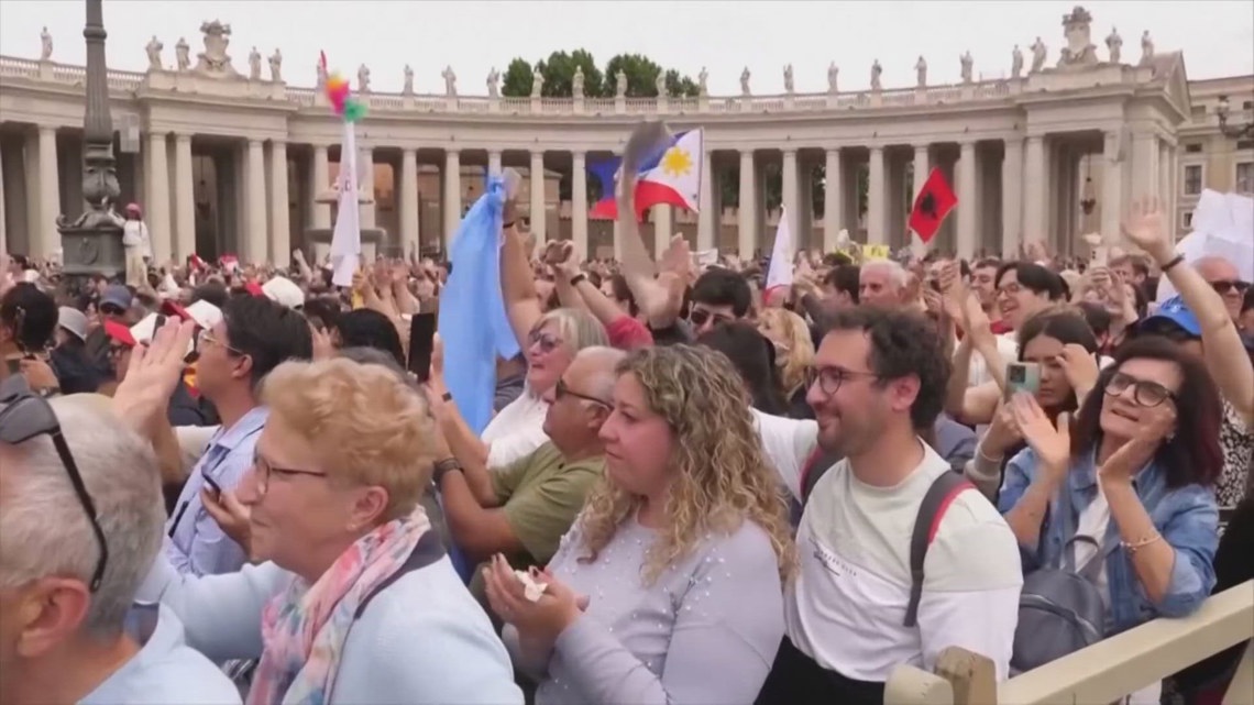 Pope Leo XIV calls for peace in Ukraine and Gaza in symbolically rich ...