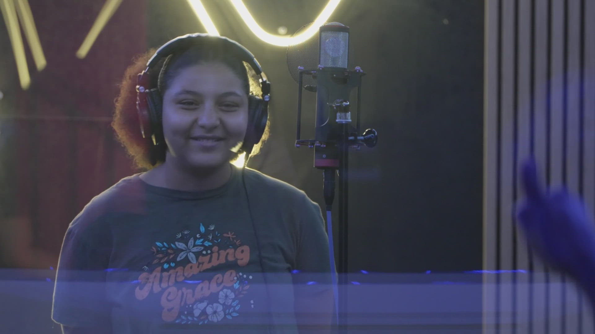 Today's Wednesday's Child is a girl who would typically never sing in front of a camera, but the set-up laid out for her was just too irresistible.