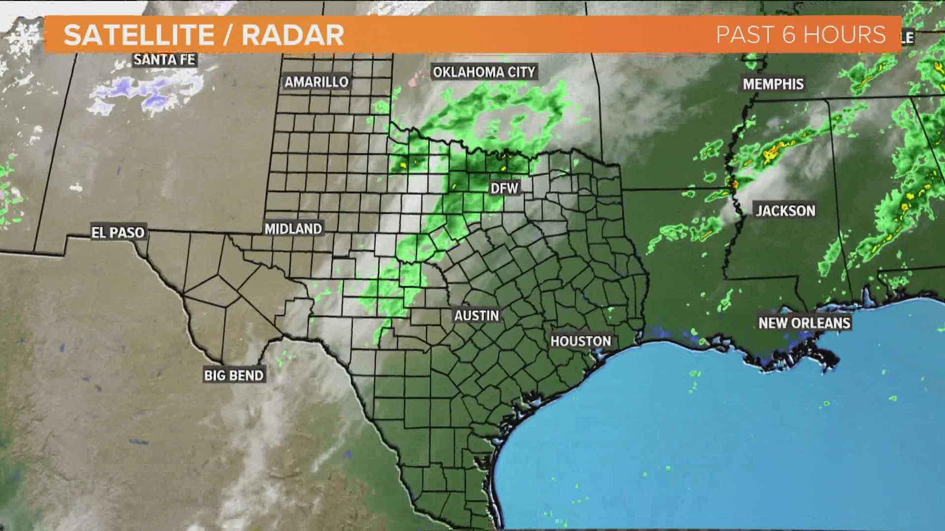 Rain In North Texas Weather Forecast