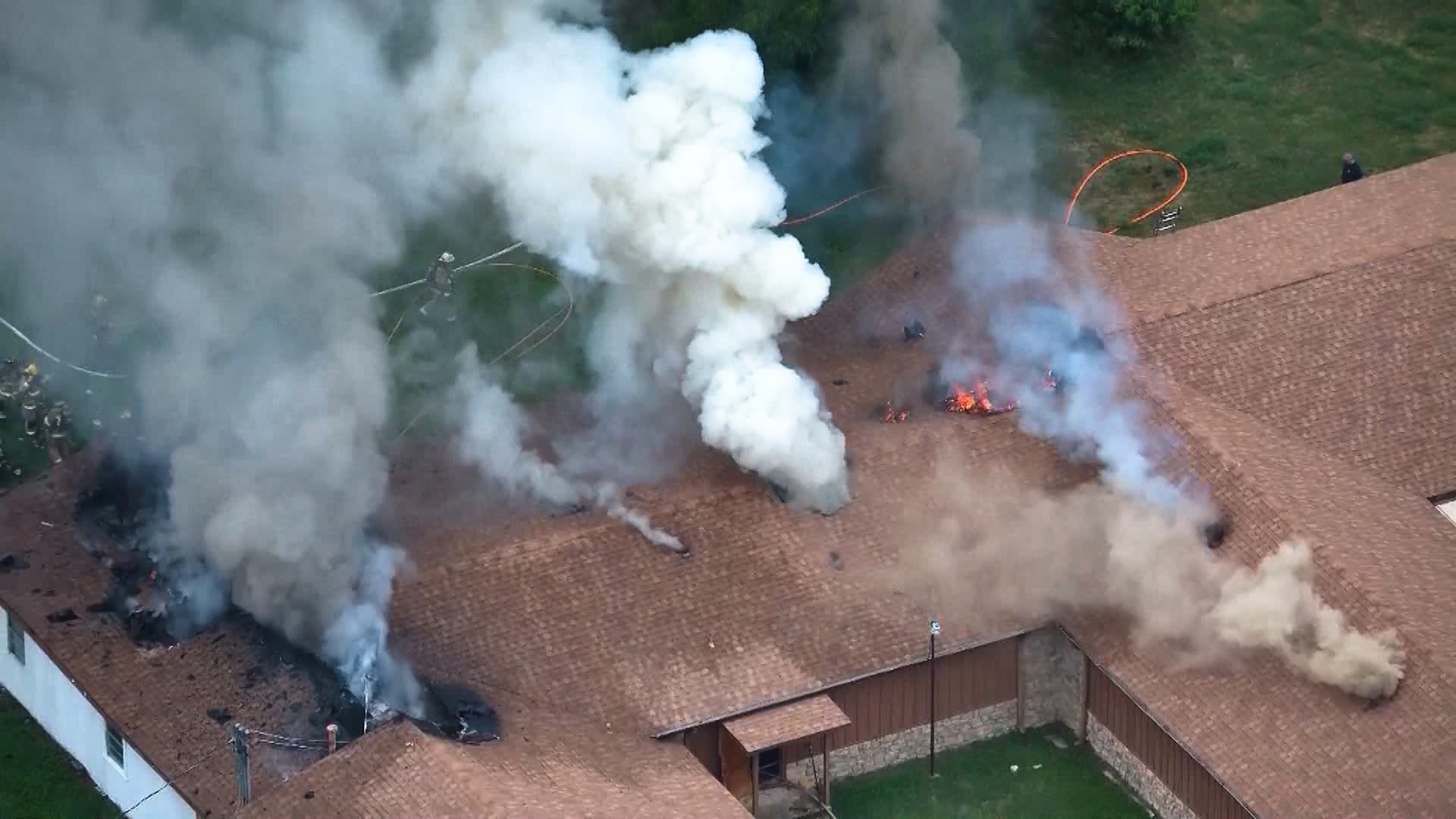 Crews are responding to a church fire in Dallas on July 26, 2024.