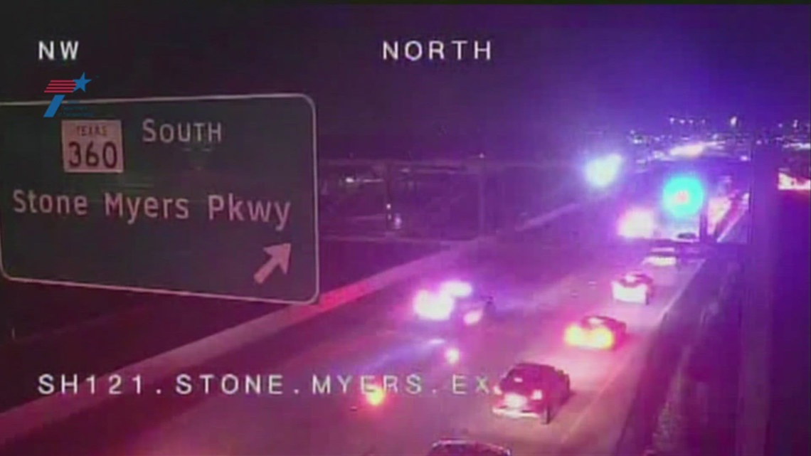 Grapevine, Texas Highway 121 closed by crash Friday morning