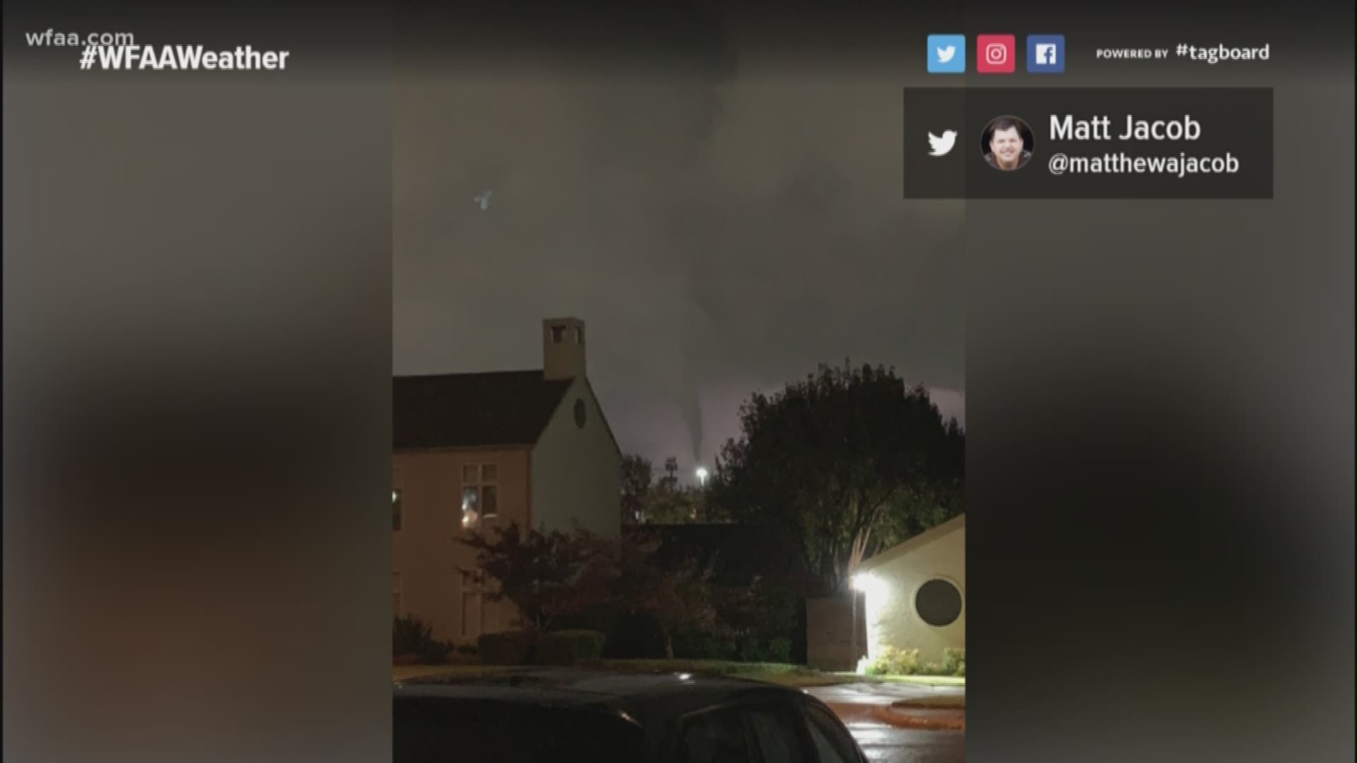 "We saw that funnel cloud, and I was like, 'This is crazy.'"