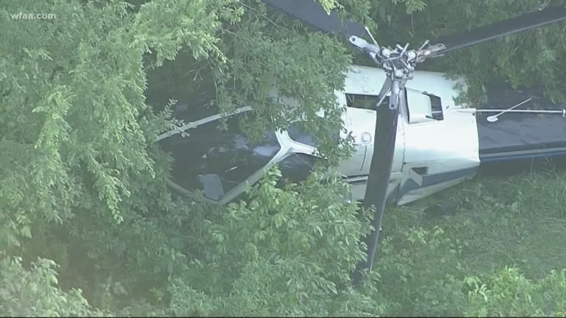 Helicopter crash in Navarro County