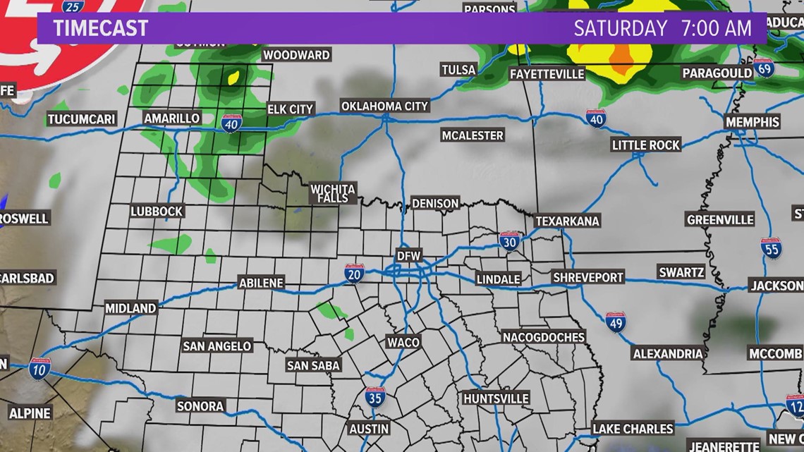 Storm Timeline For North Texas | wfaa.com