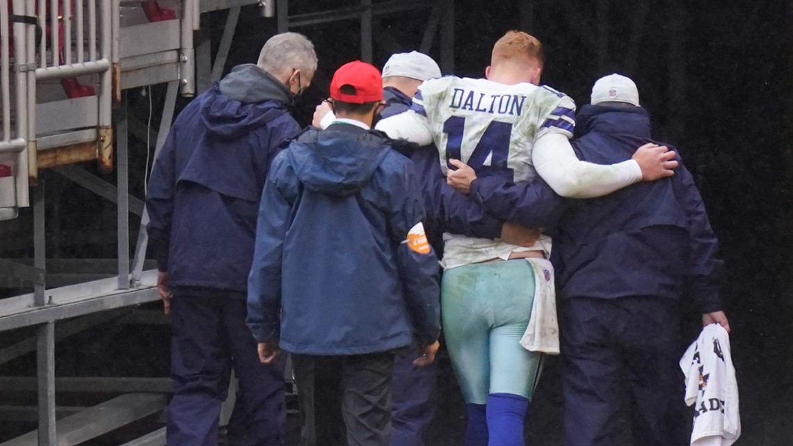 Game recap: Dallas Cowboys lose to Washington after QB Andy Dalton knocked  out of game with concussion from illegal hit